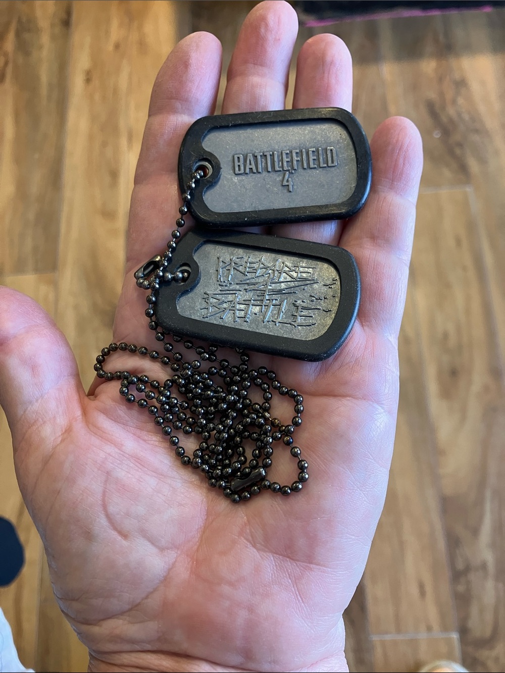Black Dog Tag Necklace - Official Game Merchandise
